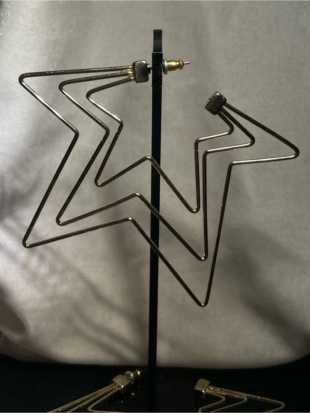 Rebecca Minkoff triple star earrings